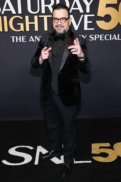 SNL50: THE RED CARPET -- Pictured: Horatio Sanz on Sunday, February 16, 2025