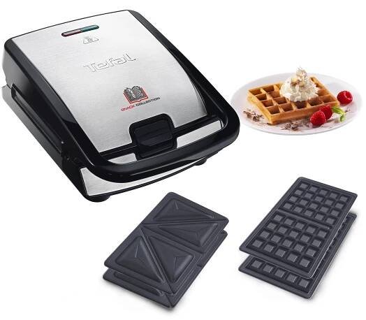 Sendvičovač Tefal Snack Collection SW852D12 Nerezový/Černý | Toustovače - sendvičovače - vaflovače | Tefal