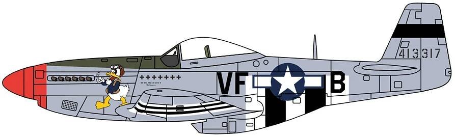 P-51 Mustang 336th FS, Capt.D.R.Emerson Herpa 81AC126