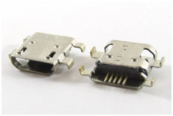 konektor micro USB B 5 pin female 80