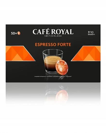 Kapsle pro Nespresso CAFE ROYAL ESPRESSO FORTE 50 ks