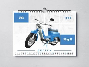 Kalendář retro motocyklu - Motoristická literatura