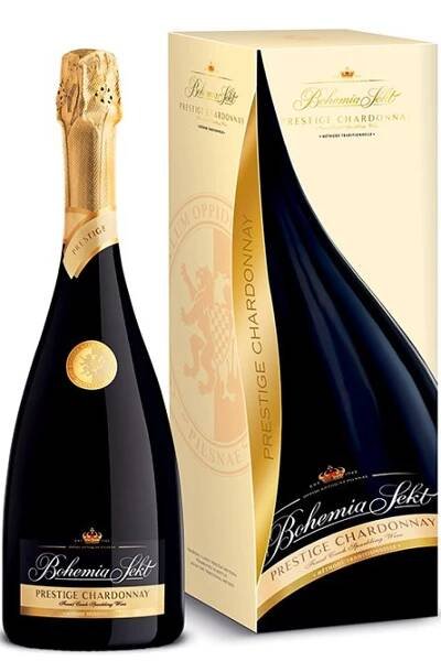 Bohemia Sekt Prestige Chardonnay Jakostní šumivé víno bílé 0,75l 13% Karton