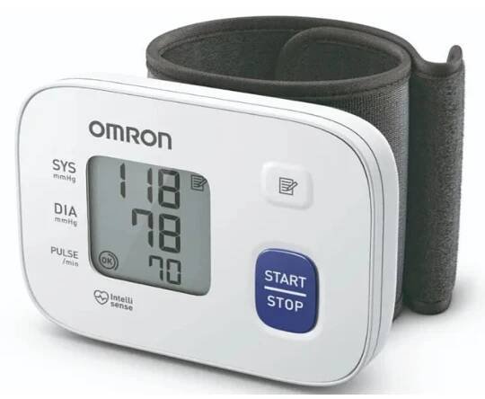 Tlakoměr na zápěstí Omron RS1, bílá