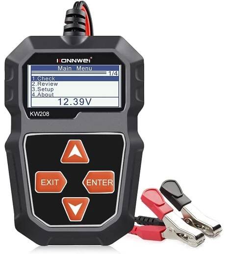 Tester autobaterií KONNWei KW208