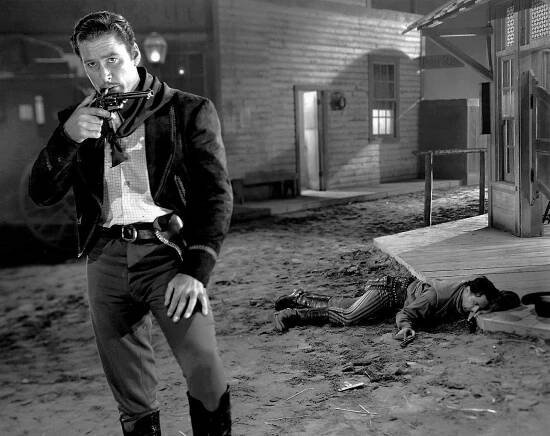 San Antonio - Z filmu - Errol Flynn, Victor Francen