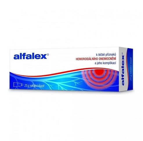 Alfalex rektální mast 25 g