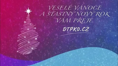 dtpko.cz – Přání k Vánocům a k novému roku – PF 2024