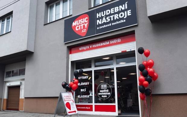 Prodejna Music City Uherské Hradiště