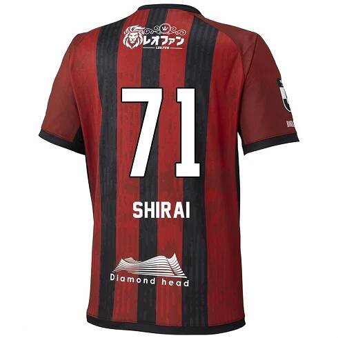 Dámské Haruto Shirai #71 Červená Černá Domů Hráčské Dresy 2025/26 Dres
