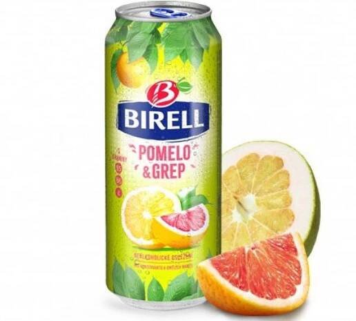 Birell Pomelo & Grep, ochucené nealko, plech 0.5l
