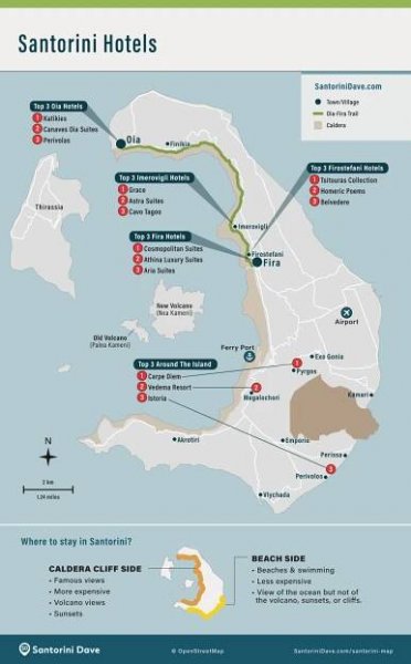 Maps of Santorini - SantoriniDave.com