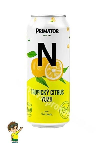 Primátor - Nealko tropický citrus yuzu