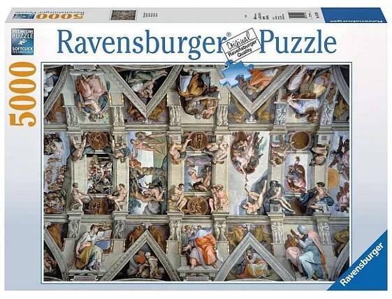 Puzzle 17429 Fresky Sixtinské kaple 5000 dílků - Pelen.cz