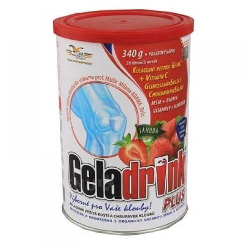 Orling Geladrink Plus jahoda 340 g
