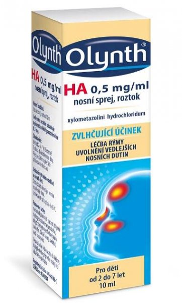 OLYNTH® HA 0,5 mg/ml nosní sprej, roztok 10 ml