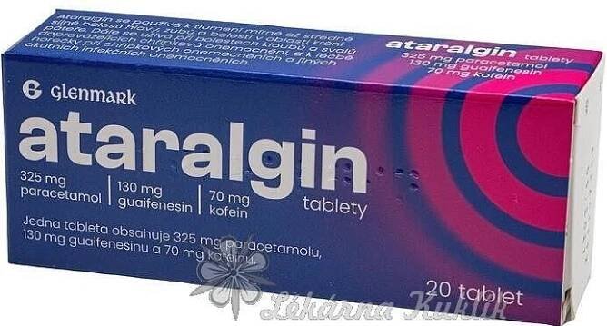 ATARALGIN POR 325MG/130MG/70MG TBL NOB 20