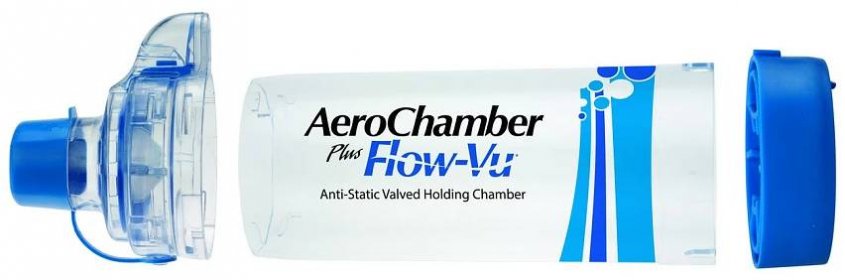 AeroChamber Plus Flow-Vu Anti-Static (Trudell Medical UK Ltd) 1 device - RightBreathe 