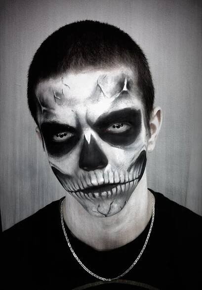 Zombie Halloween Makeup for Boys Maquillaje, Halloween