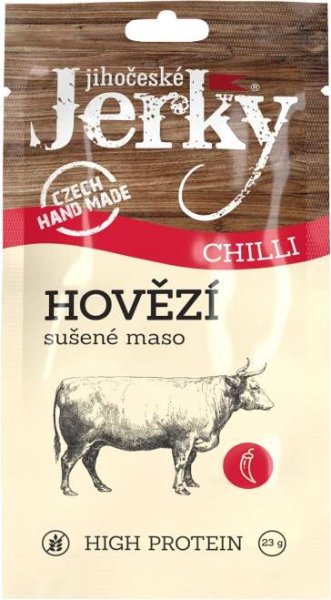 Jihočeské Jerky Hovězí s chilli 23 g