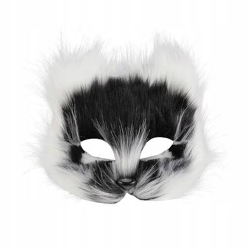 KOČIČÍ MASKA LISA WILKA THERIAN FURRY UMĚLÉ KOŽEŠINA KOSTÝM ZVÍŘÁTKO COSPLAY Druh na obličej