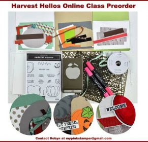 Stampin’ Up! Harvest Hellos Online Class by Mail Preorder