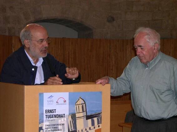 Ernst Tugendhat | Càtedra Ferrater Mora de Pensament Contemporani