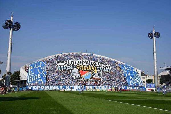 Utkání 7. kola první fotbalové ligy: SK Sigma Olomouc - FC Baník Ostrava, 1. září 2024, Olomouc. Fanoušci Baníku.