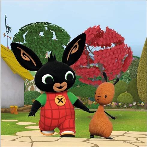 DINO Puzzle Bing si hraje 3x55 dílků