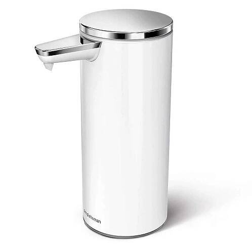 Dávkovač mýdla Simplehuman Sensor accu Bílá ocel ST1045