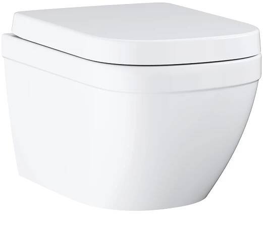 Grohe Rapid SLX - Set předstěnové instalace, klozetu a sedátka, tlačítka Skate Cosmopolitan S, Rimless, softclose 39603SET-KX