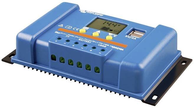 Victron Energy Blue-Solar PWM-LCD&USB solární regulátor nabíjení PWM 12 V, 24 V 10 A
