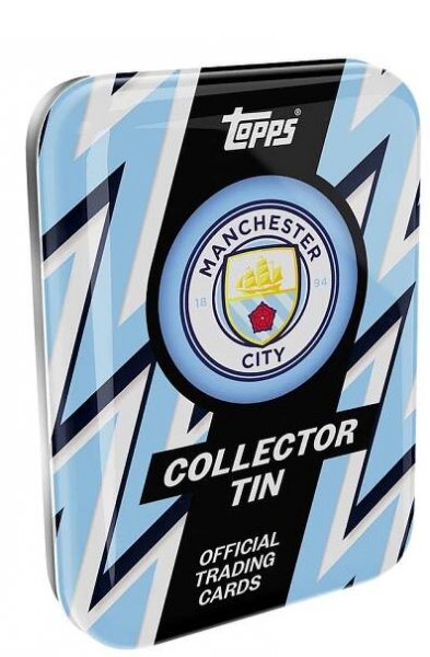 Manchester City Topps Trading Cards Collector Tin 2025/26