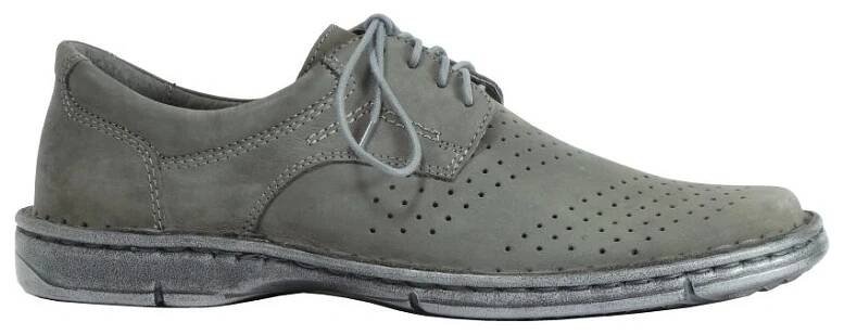 HILBY 925 Gray nubuck