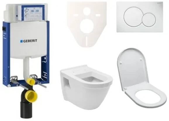 Cenově zvýhodněný závěsný WC set Geberit k zazdění + WC VitrA S50 SIKOGE2V1 - SIKOGE2V1