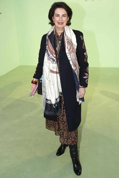 PARIS, FRANCE - FEBRUARY 27: Actress Dayle Haddon attends the LVMH Prize 2020 - Designers Presentation on February 27, 2020 in Paris, France.