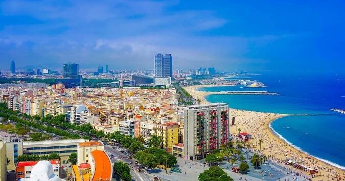Barcelona dovolená u moře