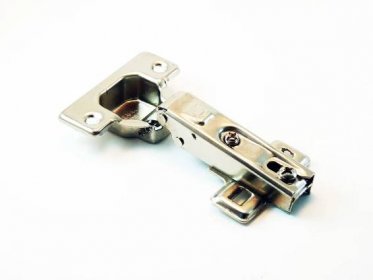 HINGE 110-110° opening flat crank hinge mm2 screw on fixing plate