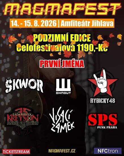Podzimní vlna vstupenek je tu! - Magmafest