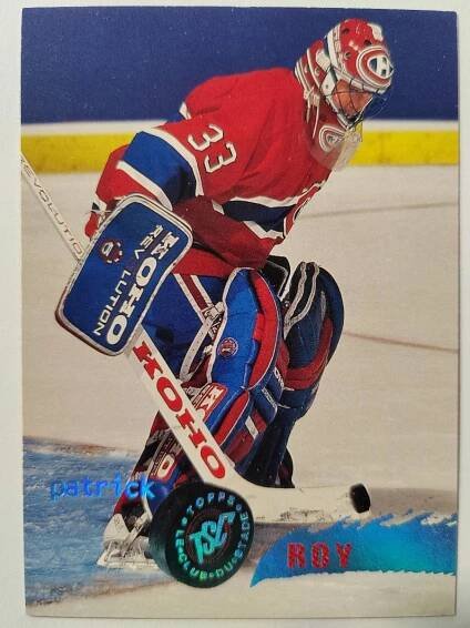 🟢 Patrick Roy - Montreal Canadiens 🟢 - Hokejové karty