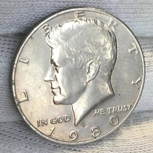 USA 1/2 Half dollar Kennedy 1980 P - Numismatika