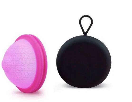Bodylok Menstruační disk pack (disk+obal) - Malinová