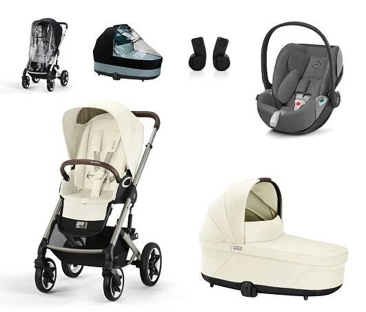 Cybex SET 6v1 Talos S Lux + Cot S Lux + Cloud Z2 i-Size 2023 - Cybex - Kombinace s příslušenstvím - Malvík.cz
