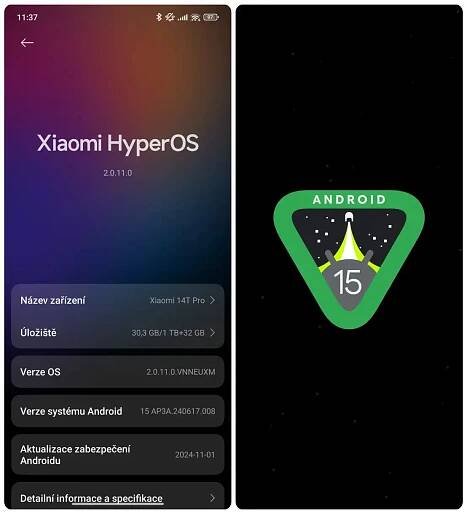 Xiaomi 14T 13T Pro Android 15 HyperOS 2.0