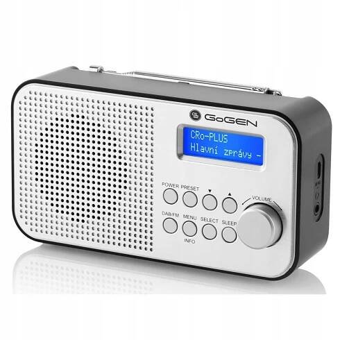 MODERNÍ DIGITÁLNÍ KUCHYŇSKÉ RÁDIO DAB+ FM LCD Barva bílá
