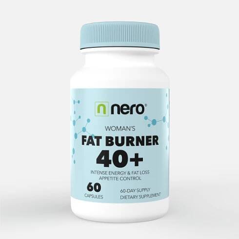 Účinný spalovač tuků pro ženy 40+ Nero FAT BURNER - 60 kapslí / na 2 měsíce