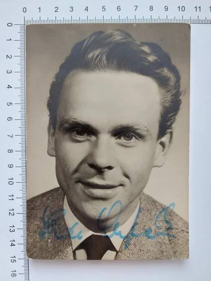 Eduard Cupák originální autogram na pohlednici - Ostatní sběratelské předměty