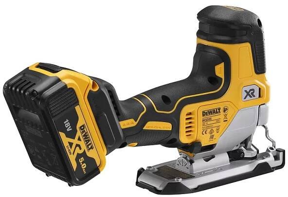 Aku přímočará pila 18V 2x5,0Ah DeWALT DCS335P2 : Naradi-dewalt.cz