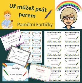 Už můžeš psát perem - Český jazyk - psaní | UčiteléUčitelům.cz