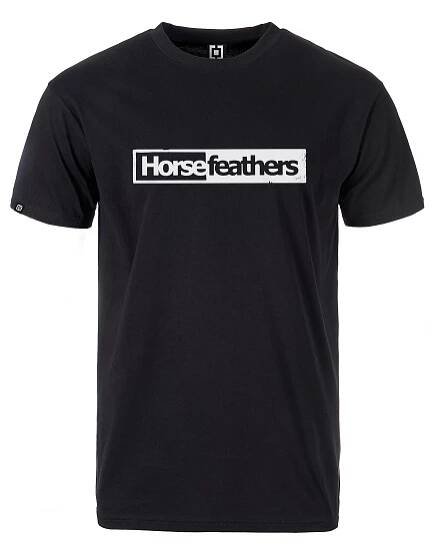 Tričko Horsefeathers Block black